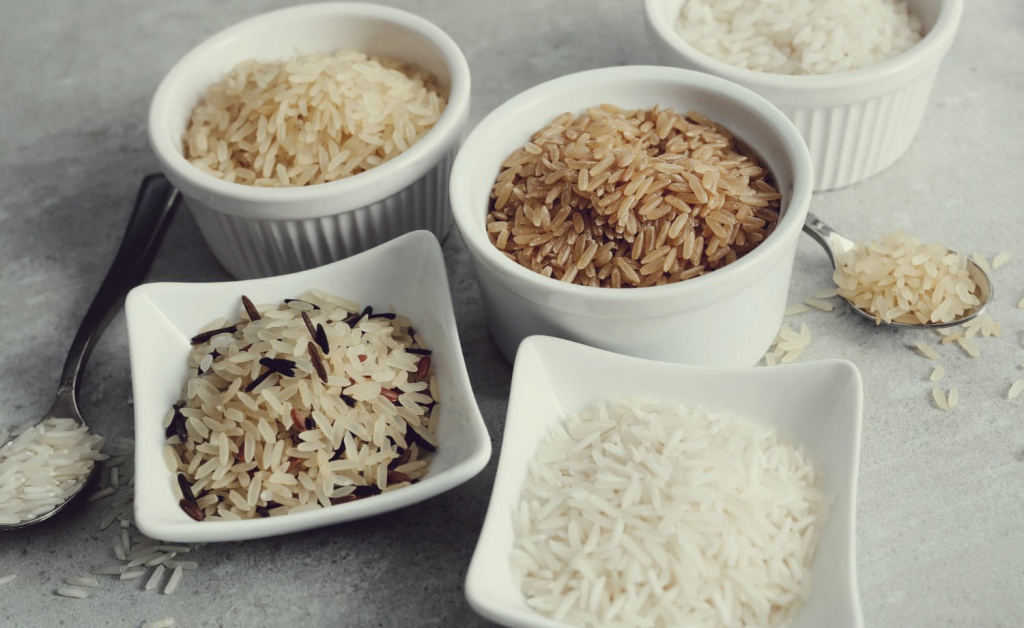 разный вид риса