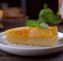 Персиковый десерт с кускусом