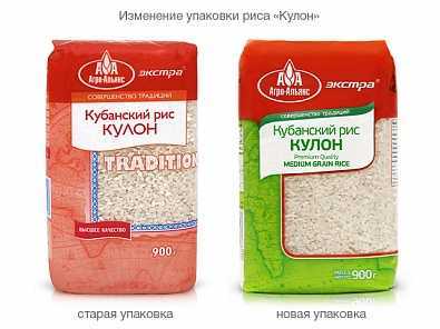 Внимание, изменение упаковки риса Кулон