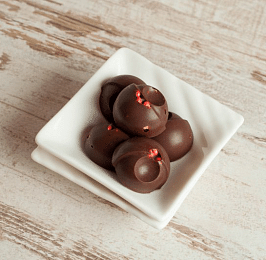 Шоколадные конфеты с овсяной гранолой